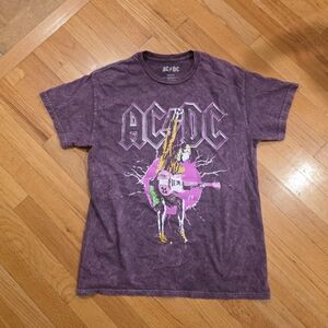 AC/DC Acid Wash Tee
